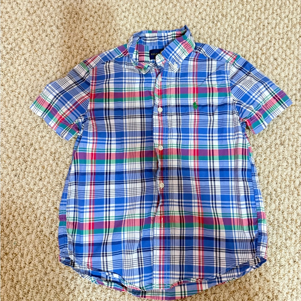 Ralph Lauren Boys Plaid Shirt